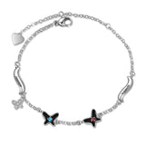 Birthstone Butterfly Bracelet