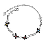 Birthstone Butterfly Bracelet