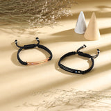 Personalized Titanium Steel Couple Bracelet