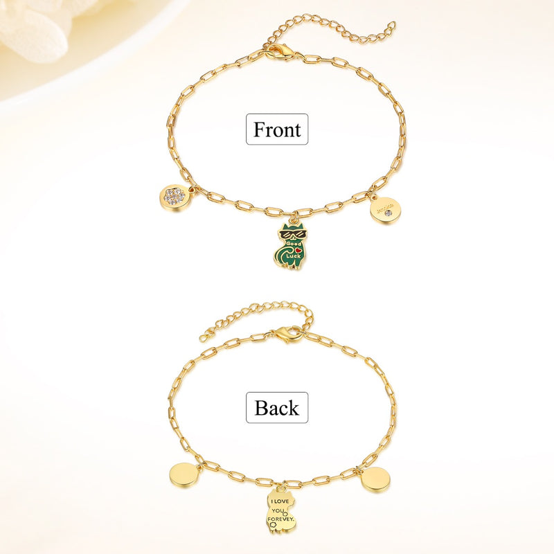 Gold Cat Bracelet