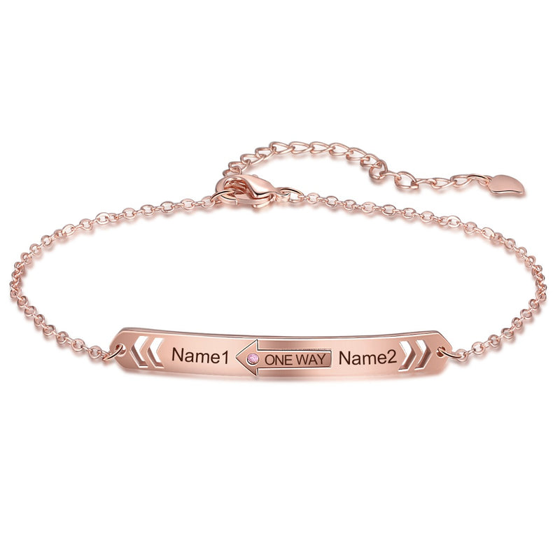 Personalized Couple Bracelet