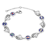 Personalized Evil Eye Bracelet