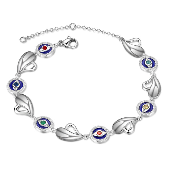 Personalized Evil Eye Bracelet