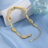 Personalized Evil Eye Bracelet