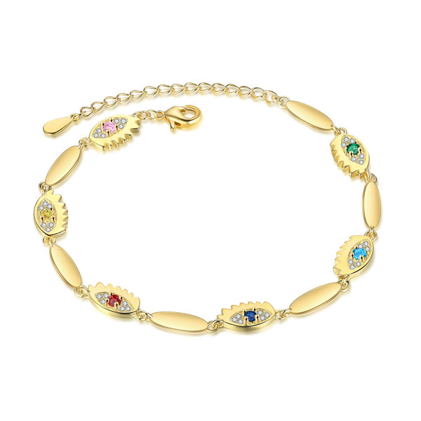 Personalized Evil Eye Bracelet