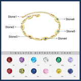 Personalized Evil Eye Bracelet