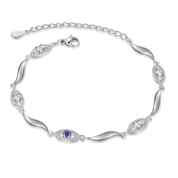 Personalized Evil Eye Bracelet