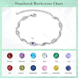 Personalized Evil Eye Bracelet