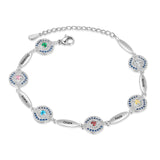 Personalized Evil Eye Bracelet