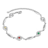 Personalized Evil Eye Bracelet
