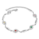 Personalized Evil Eye Bracelet