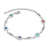 Personalized Evil Eye Bracelet