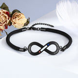 Personalized Stainless Steel Infinity Couple Bracelet