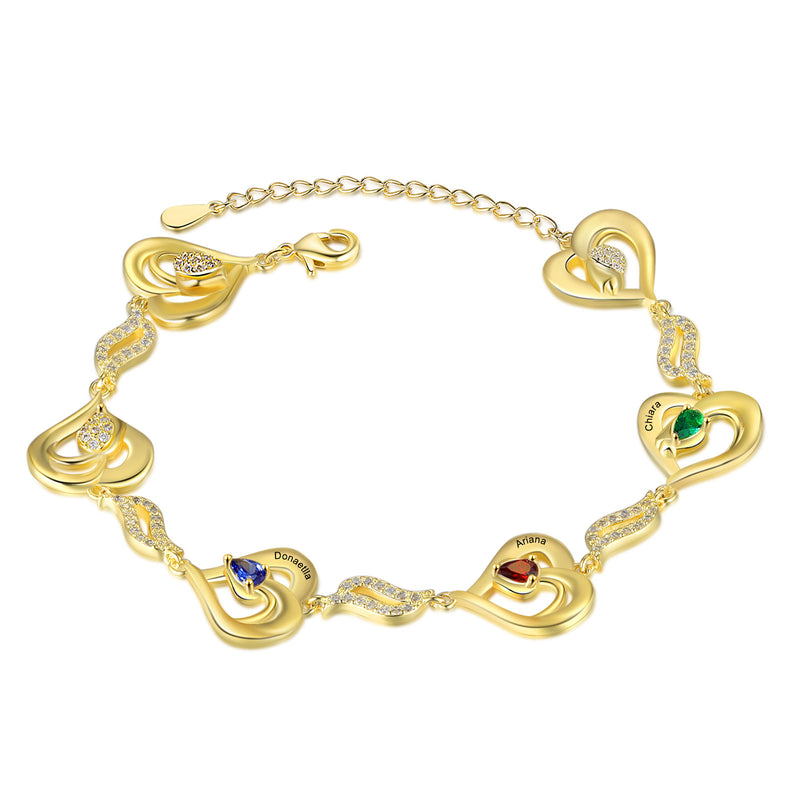 Custom Heart Bracelet