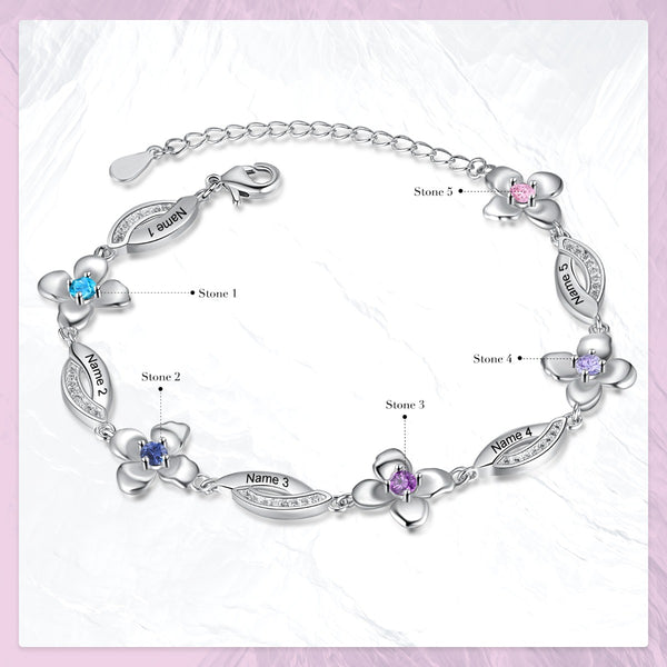 Custom Flower Bracelet