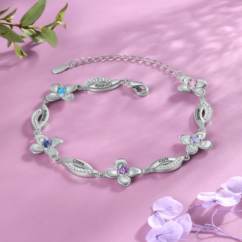 Custom Flower Bracelet