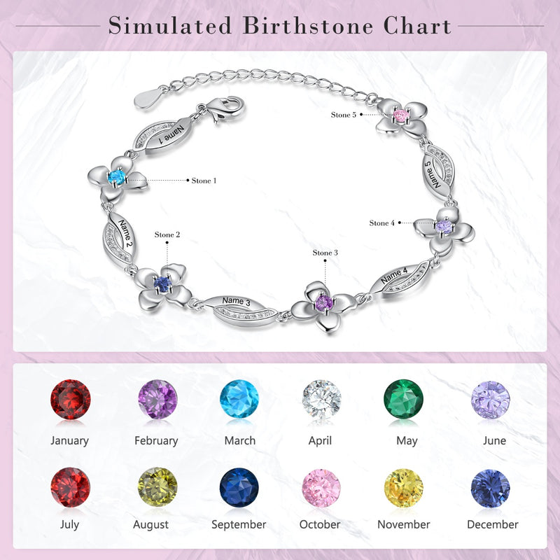 Custom Flower Bracelet