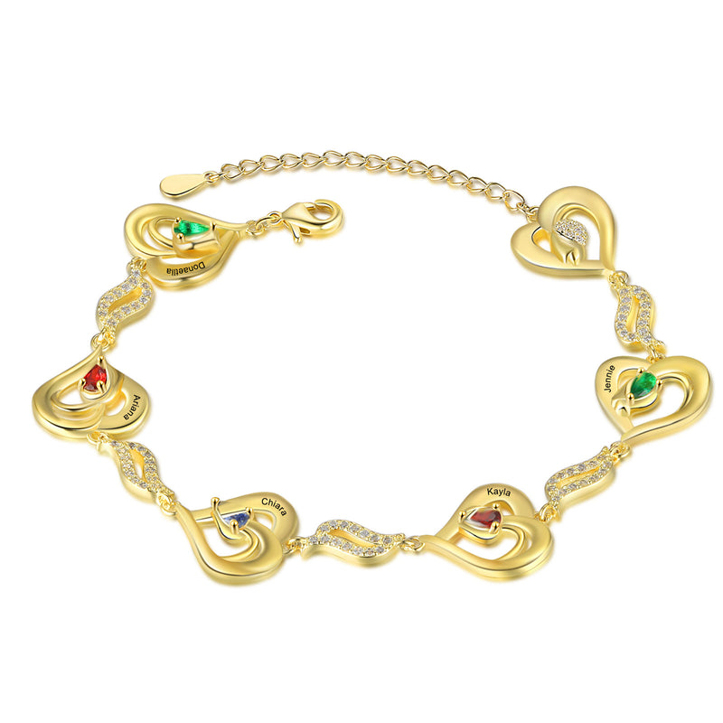Custom Heart Bracelet