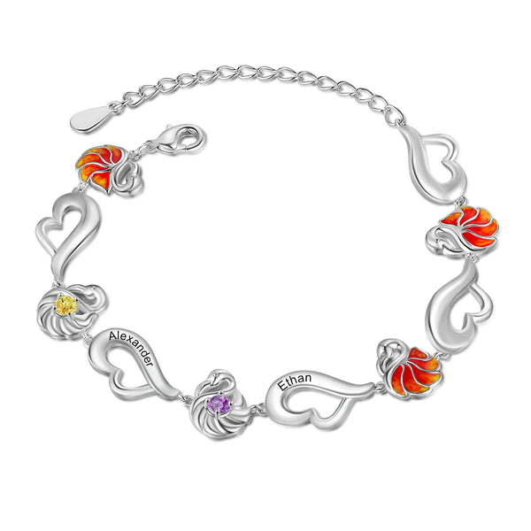 Custom Flamingo Bracelet