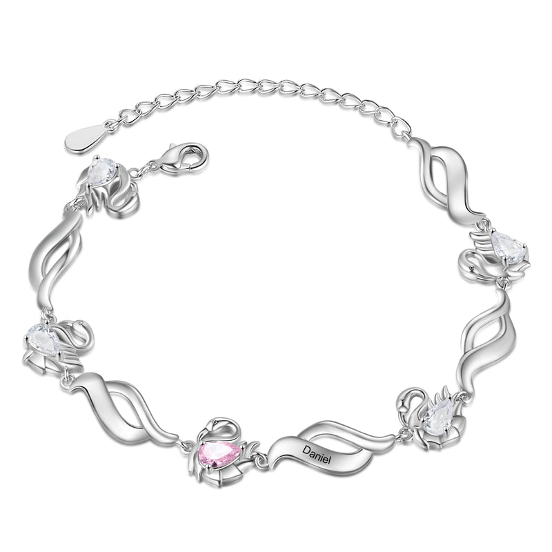 Custom Flamingo Bracelet