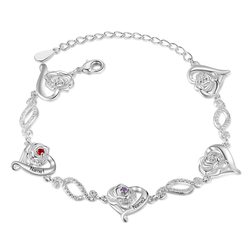 Custom Heart Bracelet