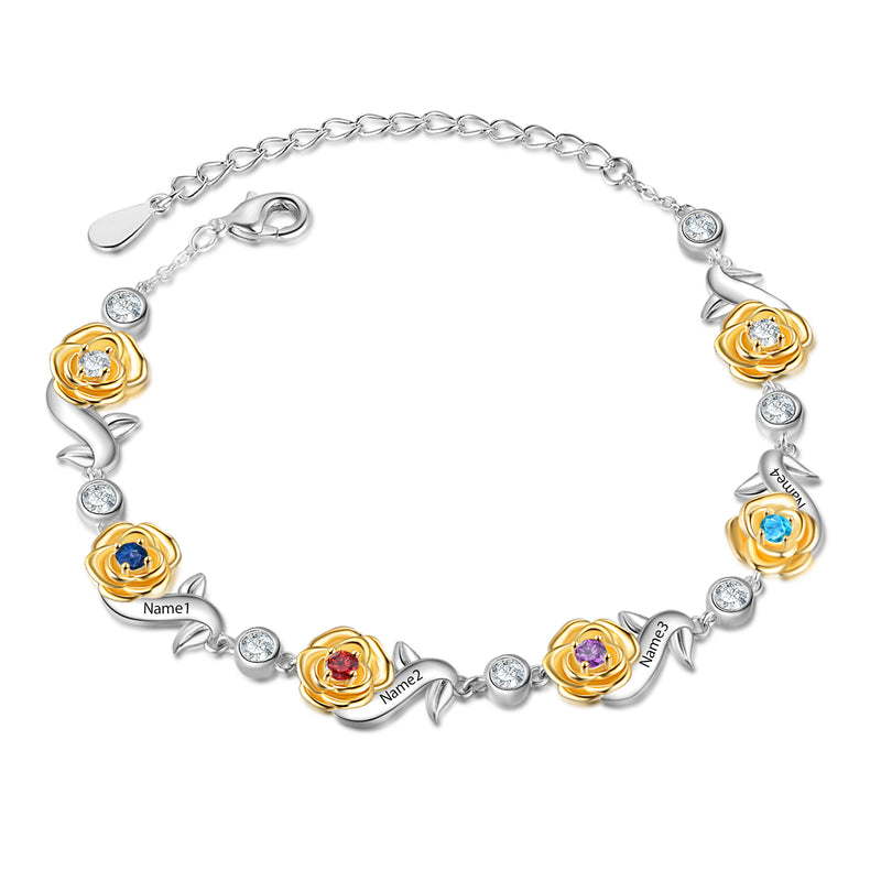 Custom Flower Bracelet