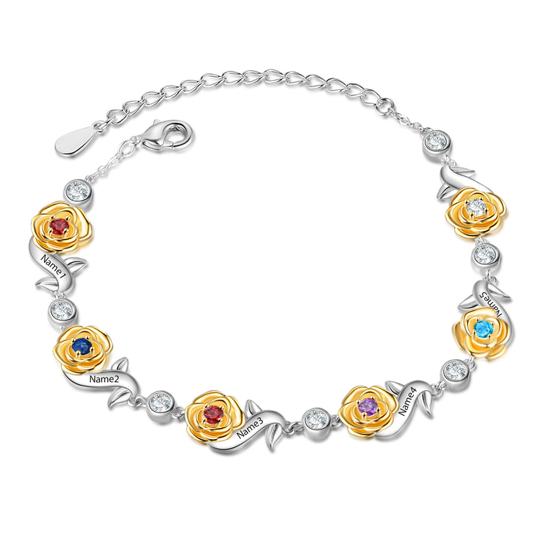 Custom Flower Bracelet