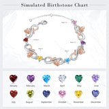 Custom Infinity Flower Bracelet