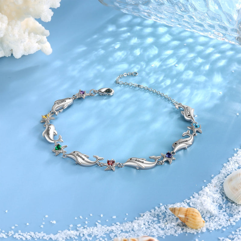 Custom Dolphin Bracelet