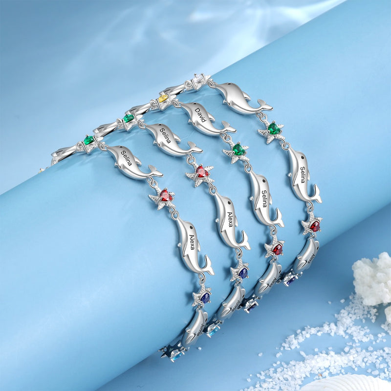 Custom Dolphin Bracelet