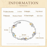 Custom Rose Flower Bracelet