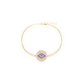 Sterling Silver Evil Eye Bracelet