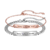 Personalized Couple Bracelet