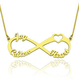Wholesale Custom Three Name Necklace