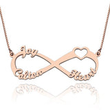Wholesale Custom Three Name Necklace