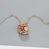 925 Sterling Silver Birthstones Cage Necklace with Mom Pendant