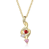 Custom 925 Sterling Silver Birthstone Necklace