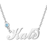 Custom wholesale Silver/Gold/Rose Gold name necklace