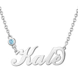 Custom wholesale Silver/Gold/Rose Gold name necklace