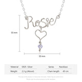 925 Sterling silver Custom Name Necklace