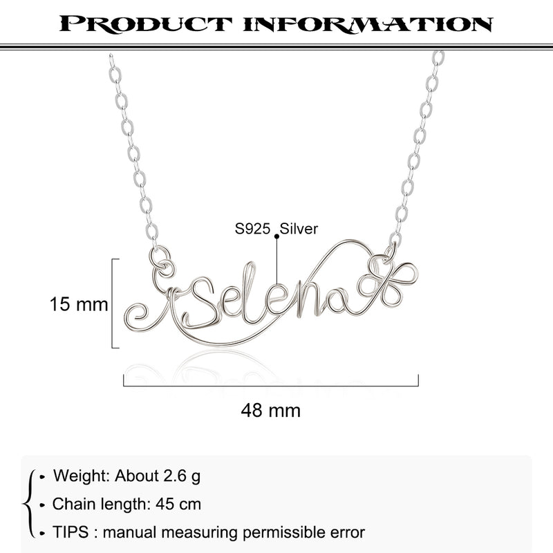 925 Sterling Silver Custom Necklace