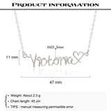 925 Sterling silver Custom Name Necklace