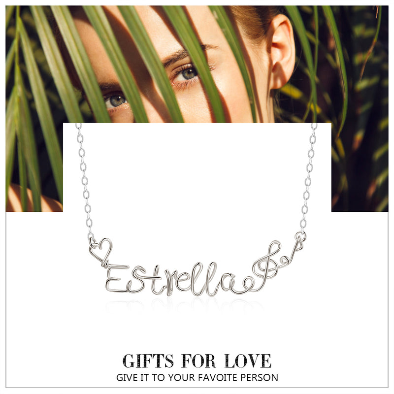 925 Sterling silver Name necklace