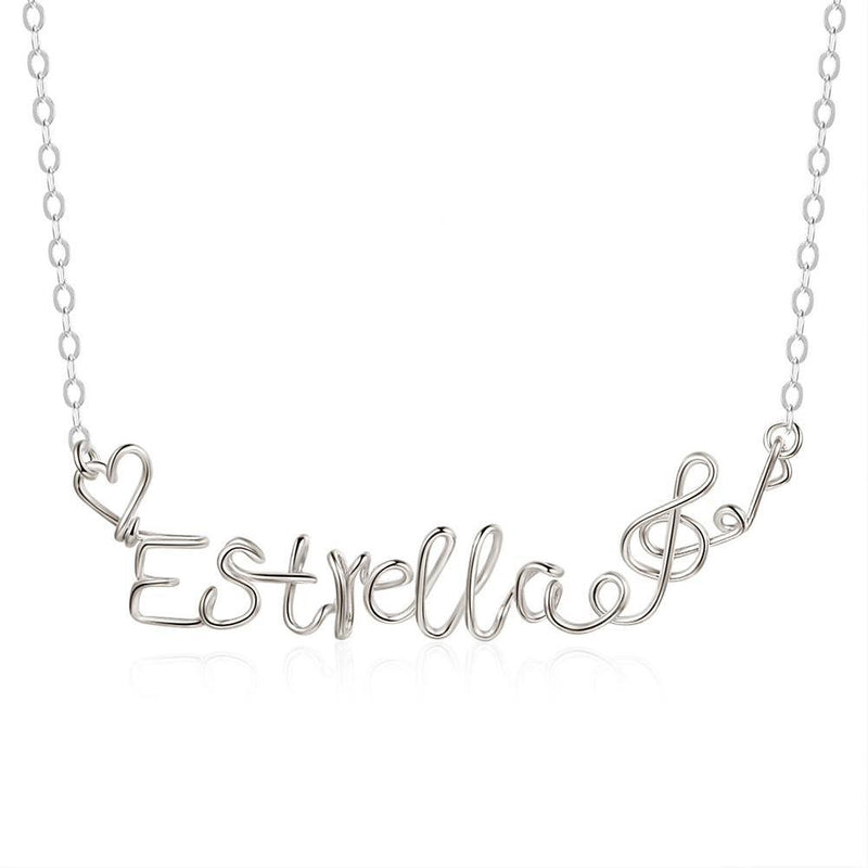 925 Sterling silver Name necklace