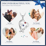 Sterling Silver LOVE Heart Necklace